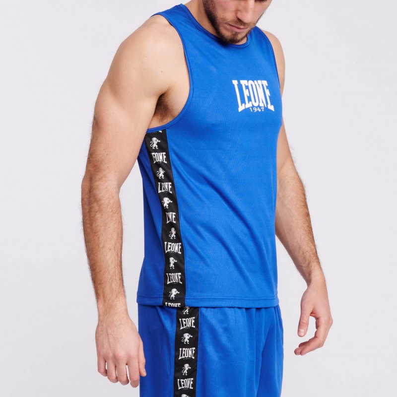 LEONE ambassador BOXING SINGLET-blue